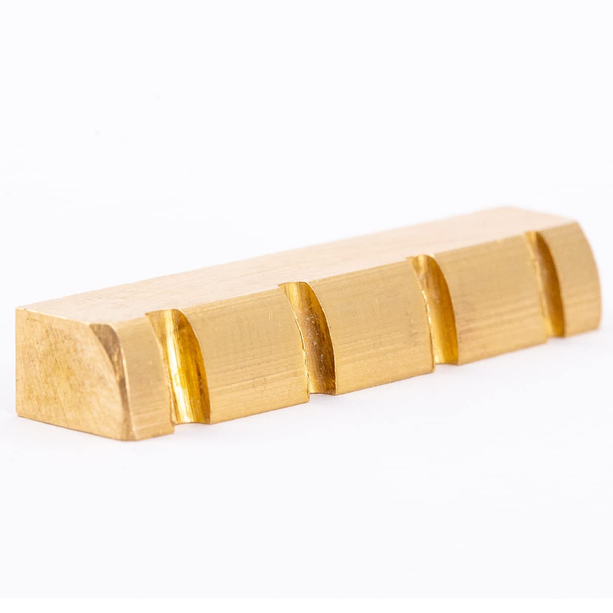 Musiclily Basic 4-String Slotted Electric Bass Brass Nut for Precision/Jazz Bass, 38x6x9mm